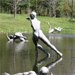 Women on water at Griffis Sculpture Park