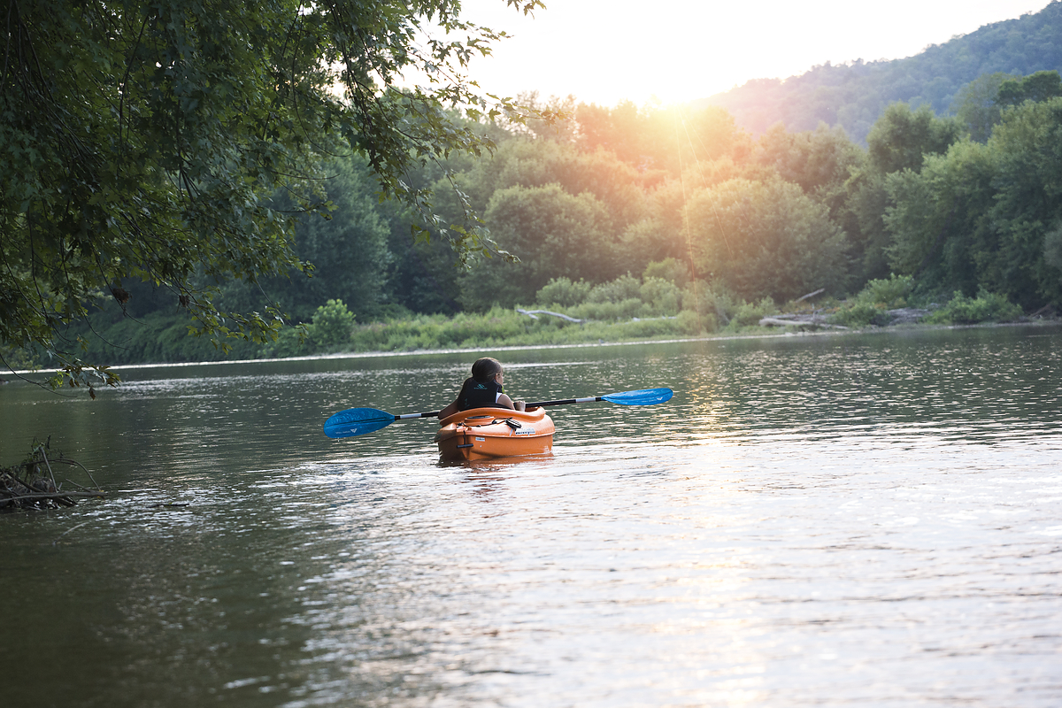 Kayaking the Allegheny River 
