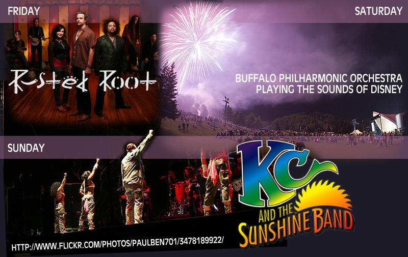 Banner for the Ellicottville&#039;s Summer Music Festival for 2011