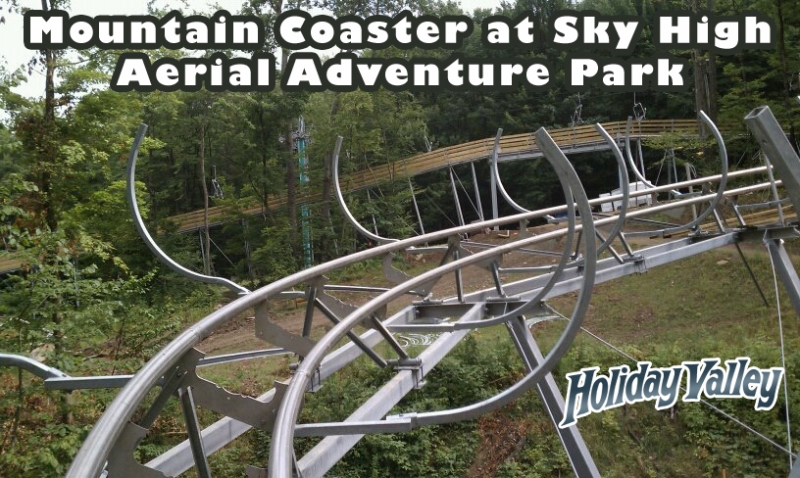 Picture of Mountain Coaster Tracks at Holiday Valley. Credit: Holiday Valley