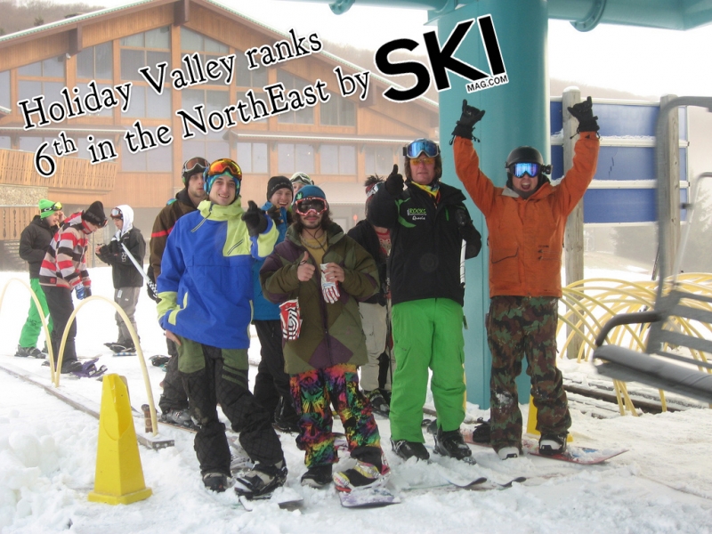 1st Chair at Holiday Valley's 2011-2012 Winter season