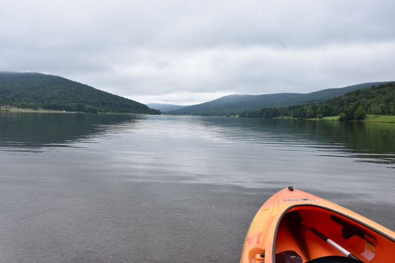 Kayak ready to Launch at Allegany State Park