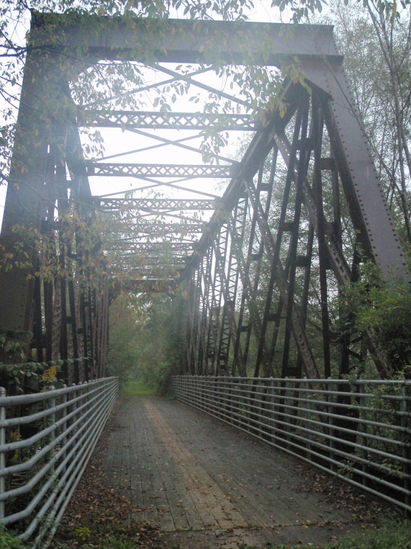 Railroad bridge on the Pat McGee