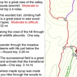 Preview of the Map of the Eshelman Trails at Pfeiffer Nature Center