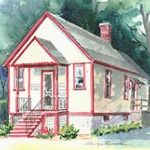 Painting of Portville Historical & Preservation Society