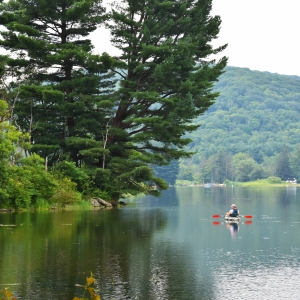 Kayaker at Allegany State Park-Red House