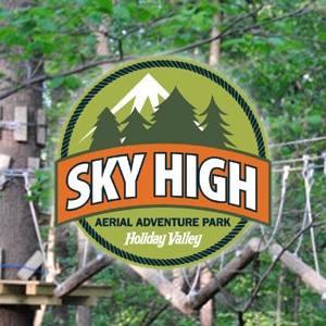 Photo of one of the challenges at Sky High Adventure Park