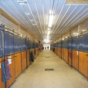 Box stalls at Nash Hill Equestrian Center