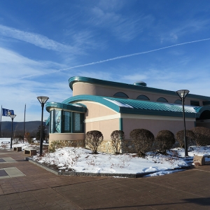 front of rest area