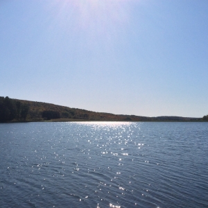 Harwood Lake on a sunny, fall afternoon