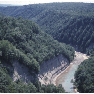 Aerial view of Zoar Valley