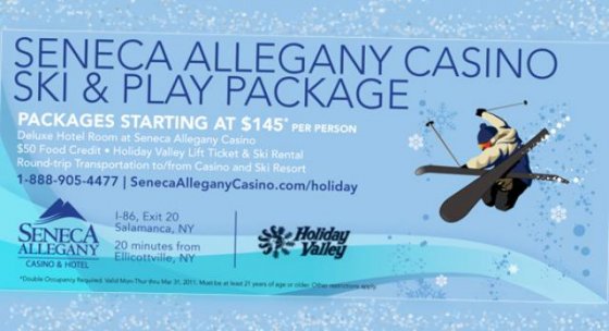 Seneca Allegany Casino: Ski & Play Packages starting at $145