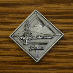 GeoCoin for the Enchanted Mountains GeoTrail