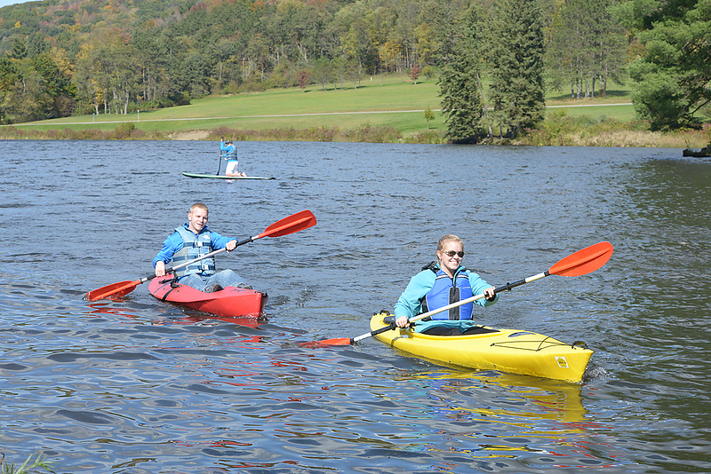 Kayaking and "SUP"ing on Red House Lake