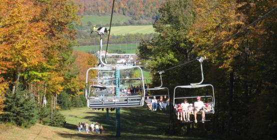 Chairlift rides at Holiday Valley