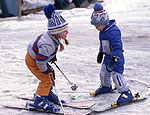 Kids Skiing at HoliMont