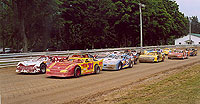 Race Cars at Little Valley Speedway